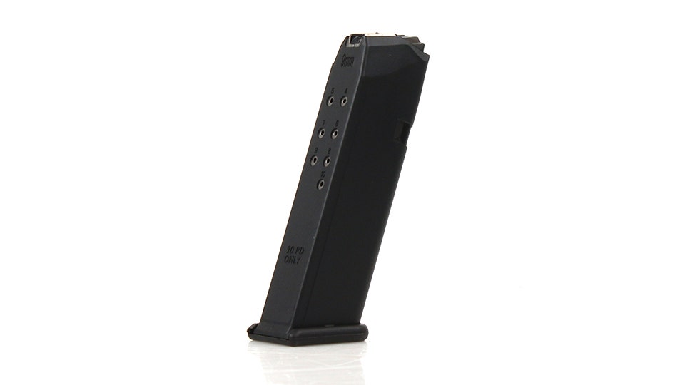 KCI 9mm 10-Round Polymer Magazine for Glock 17 Handguns