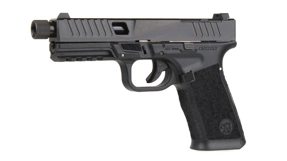 BC-101 BCA Grizzly, Window Cut 9mm Handgun, 9mm Black Nitride Threaded Barrel, 1:16 Twist, 17+1 Capacity