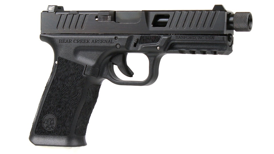 BC-101 BCA Grizzly, Window Cut 9mm Handgun, 9mm Black Nitride Threaded Barrel, 1:16 Twist, 17+1 Capacity