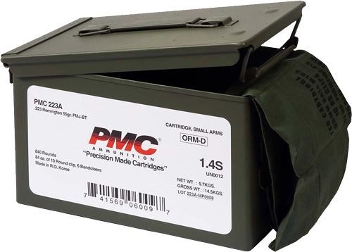 PMC 223 REM 55GR FMJ-BT 840RD