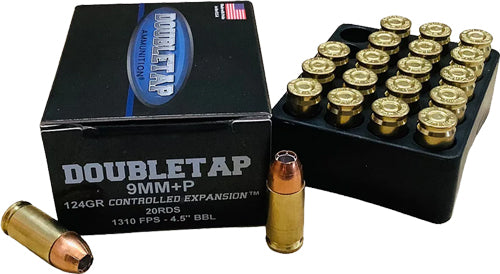 DOUBLETAP 9MM+P 124GR JHP