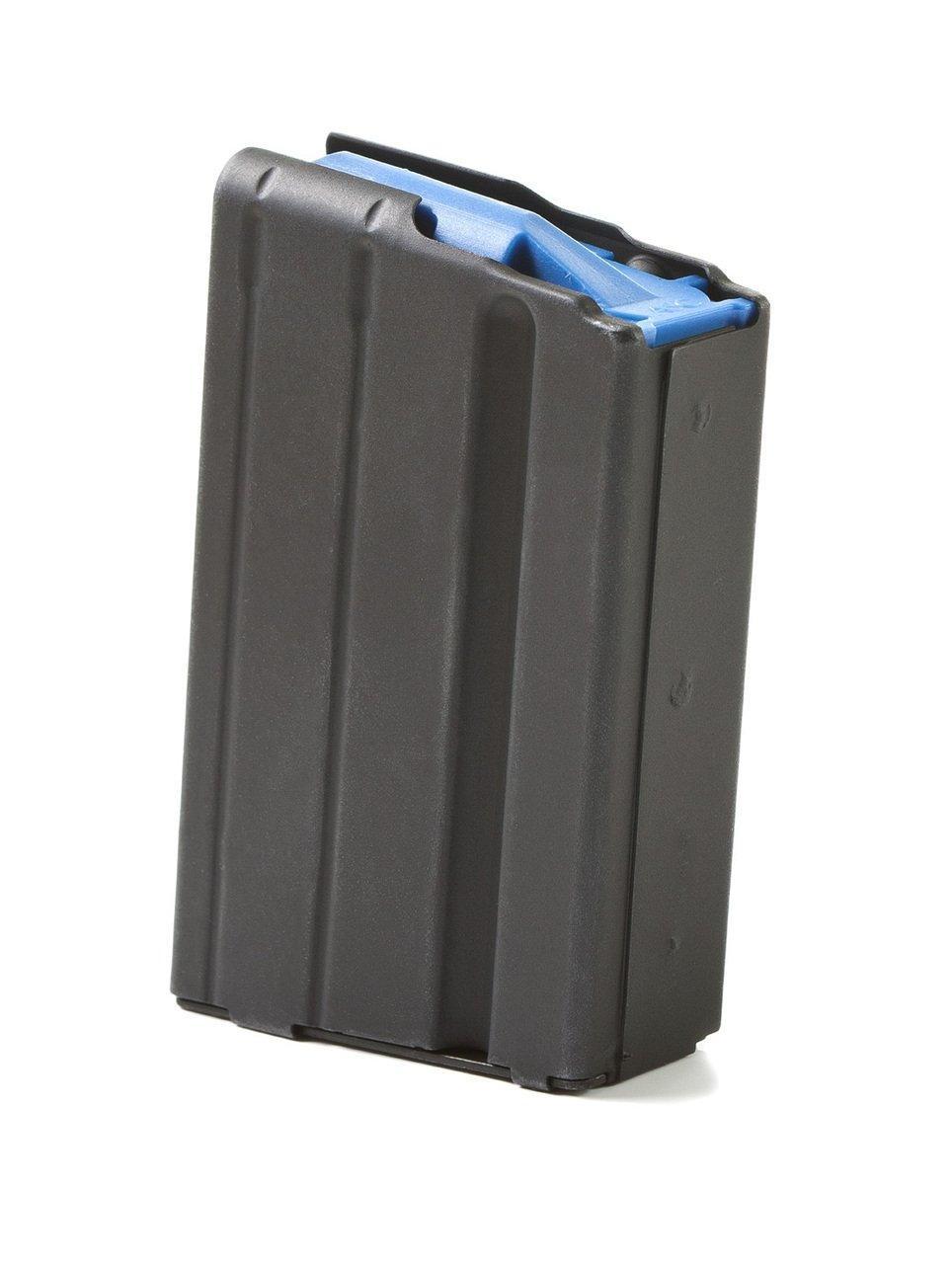ASC AR15 MAGAZINE 6.5 BLK STS W/BLUE FOLLOWER 10/RD
