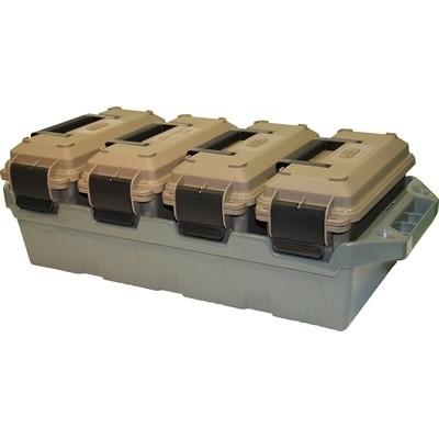 MTM 4-CAN AMMO CRATE 30 CAL DARK EARTH/ARMY GREEN