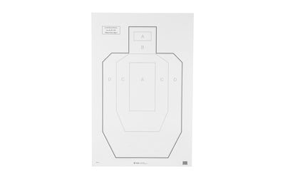 ACTION TGT USPSA PAPER 100PK
