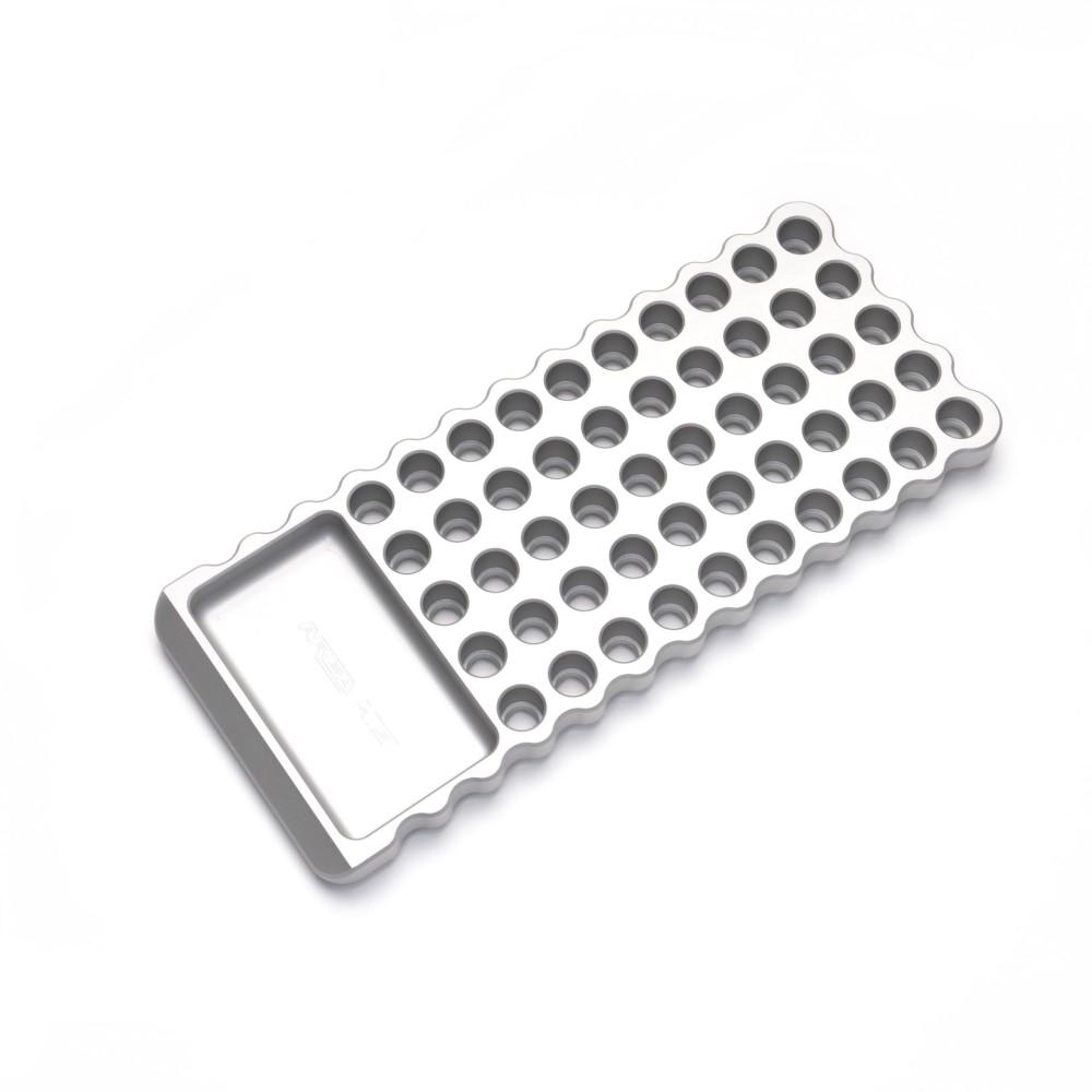 Area419 Billet Loading Block Clear Anodized with Area 419 in the tray 223