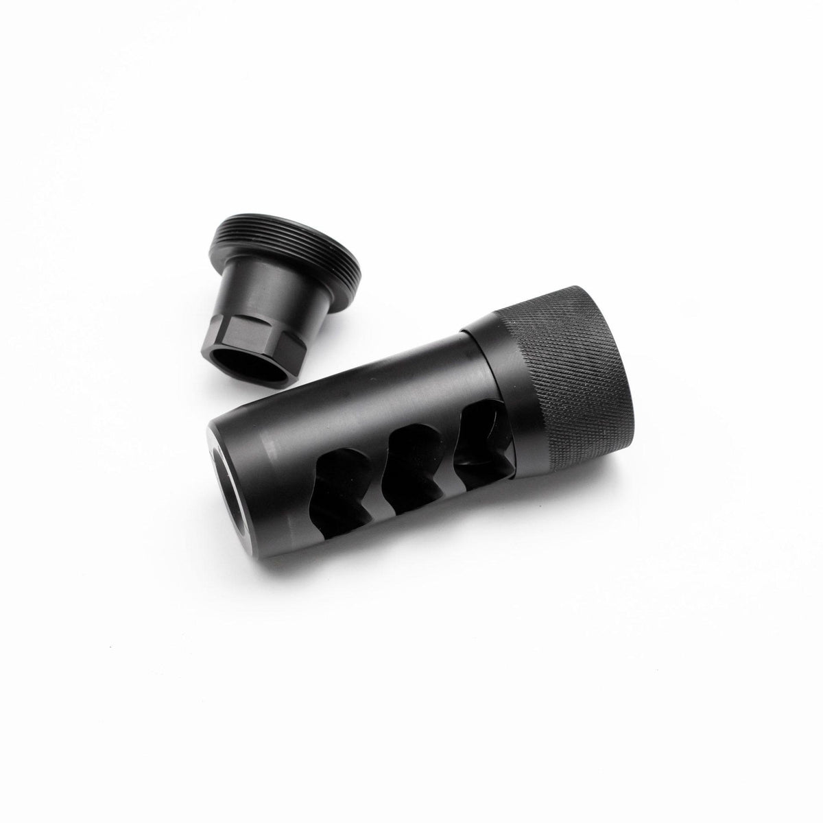 Area419 Hellfire Self Timing Muzzle Brake 7mm/30cal Black Nitride 5/8-24