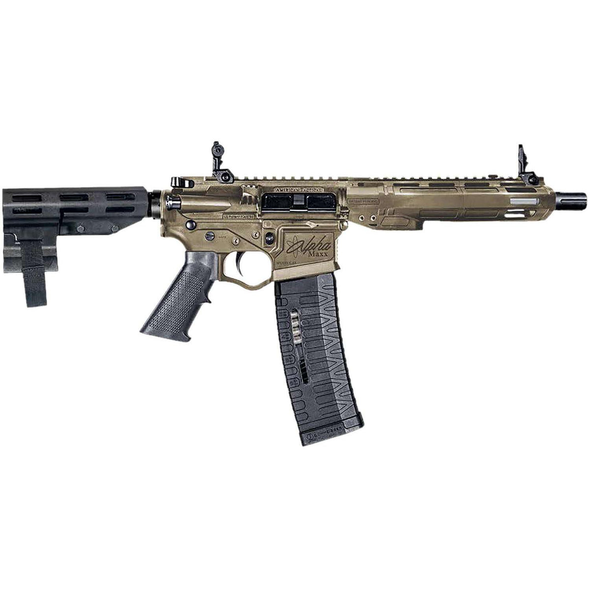 ATI ALPHA MAXX HGA IN FDE 5.56 7.5'' BBL POLY 7''MLK 60RD MAG w/ BRACE