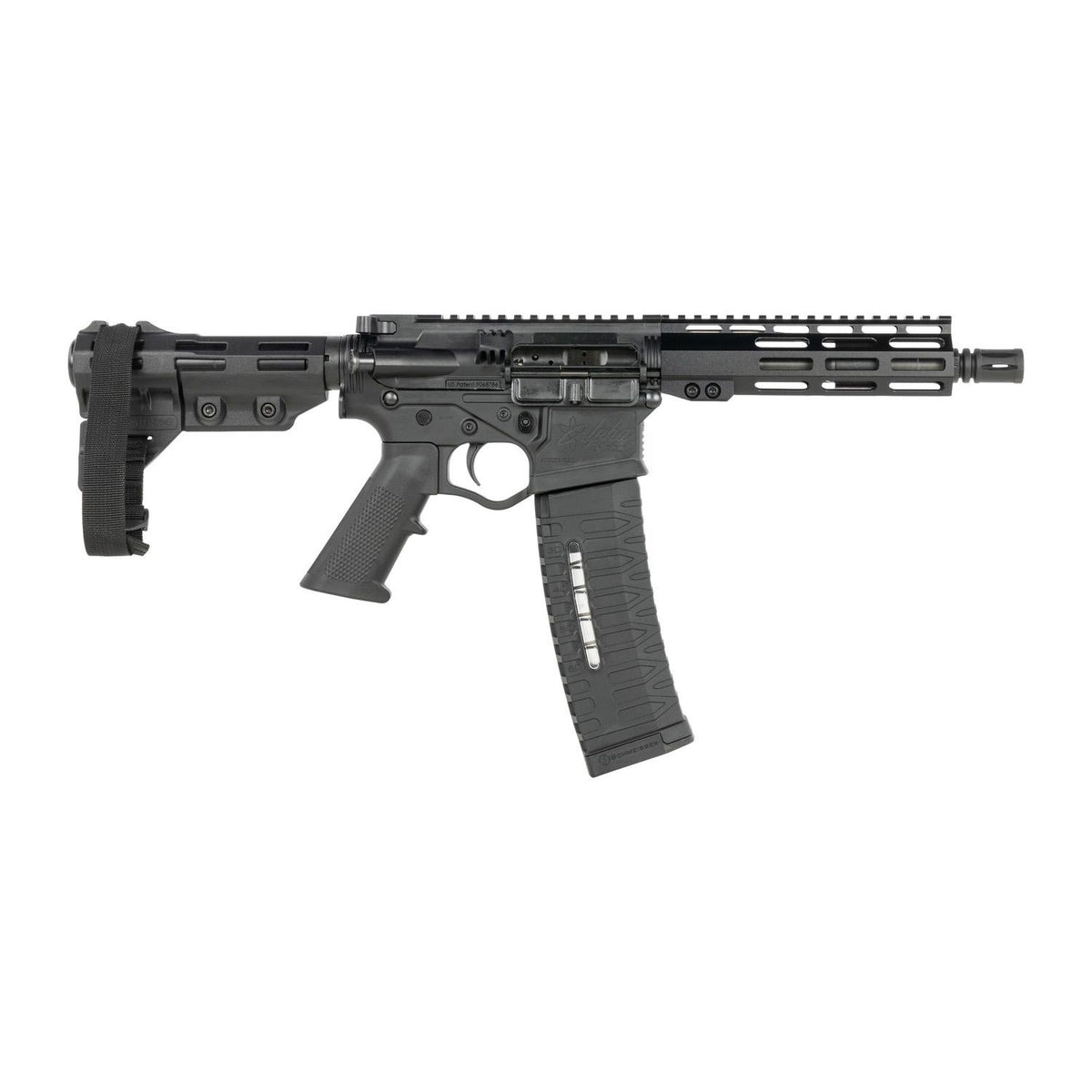 ATI ALPHA MAXX PSTL IN 5.56X45 7.5'' Brl 7 MLOK Rail 60rd Mag w/ TB Brace