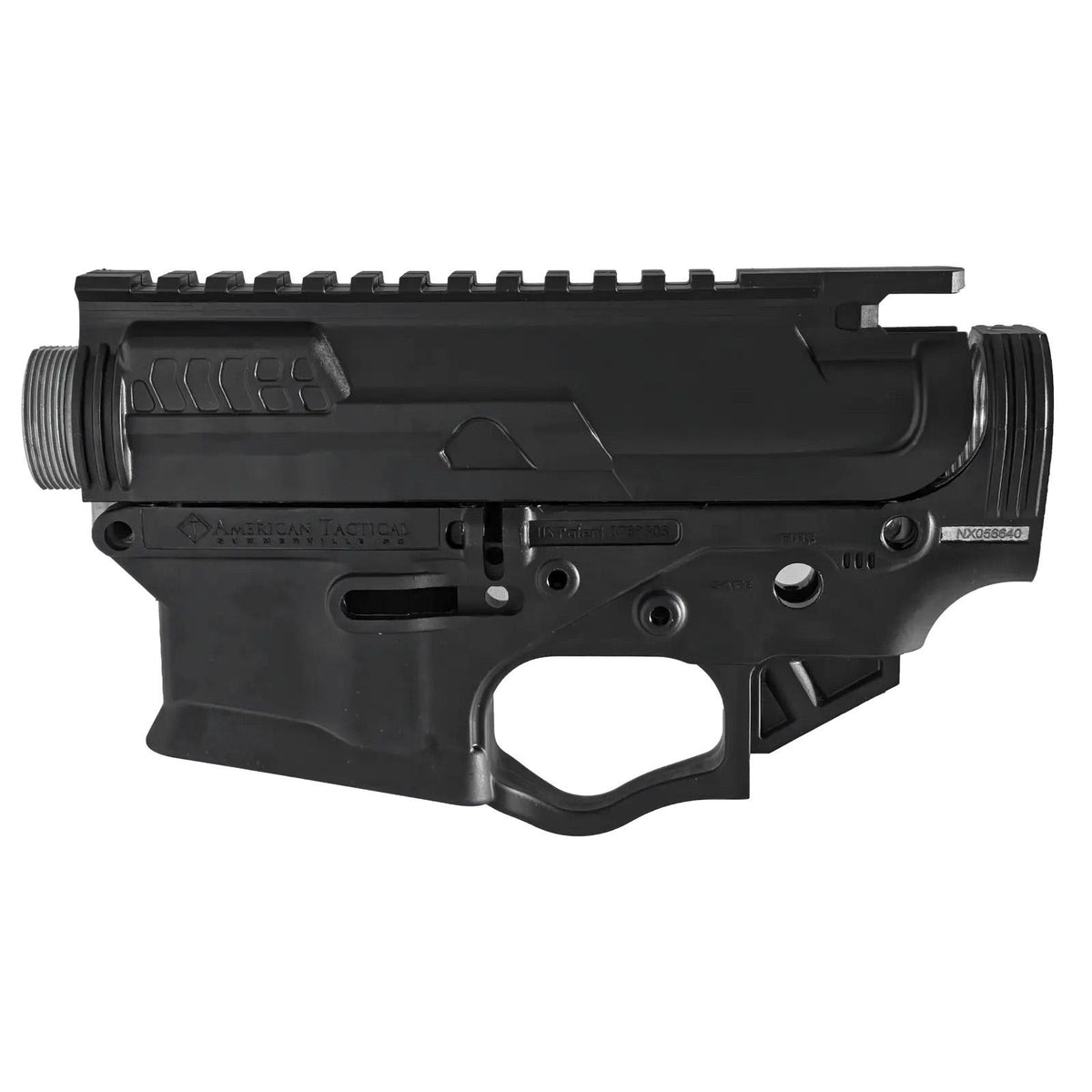 ATI ALPHA MAXX LOWER AND UPPER SET STRIPPED BLACK W/ SCREWS