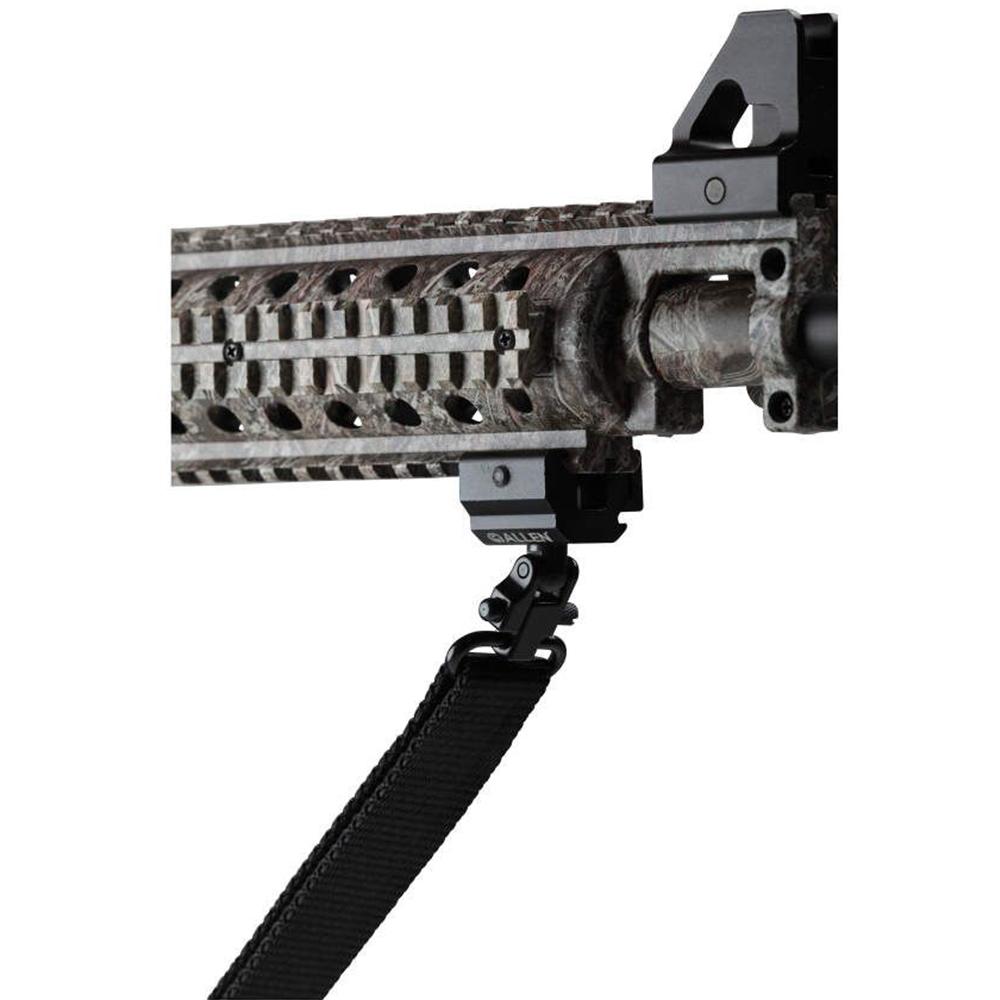 Tac Six Rail Mount Sling Swivel Stud - Blk