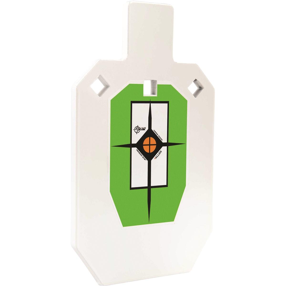ALLEN HARDROCK AR500 3/8 IN IPSC TARGET 10 X 6 INCH SILHOUETTE