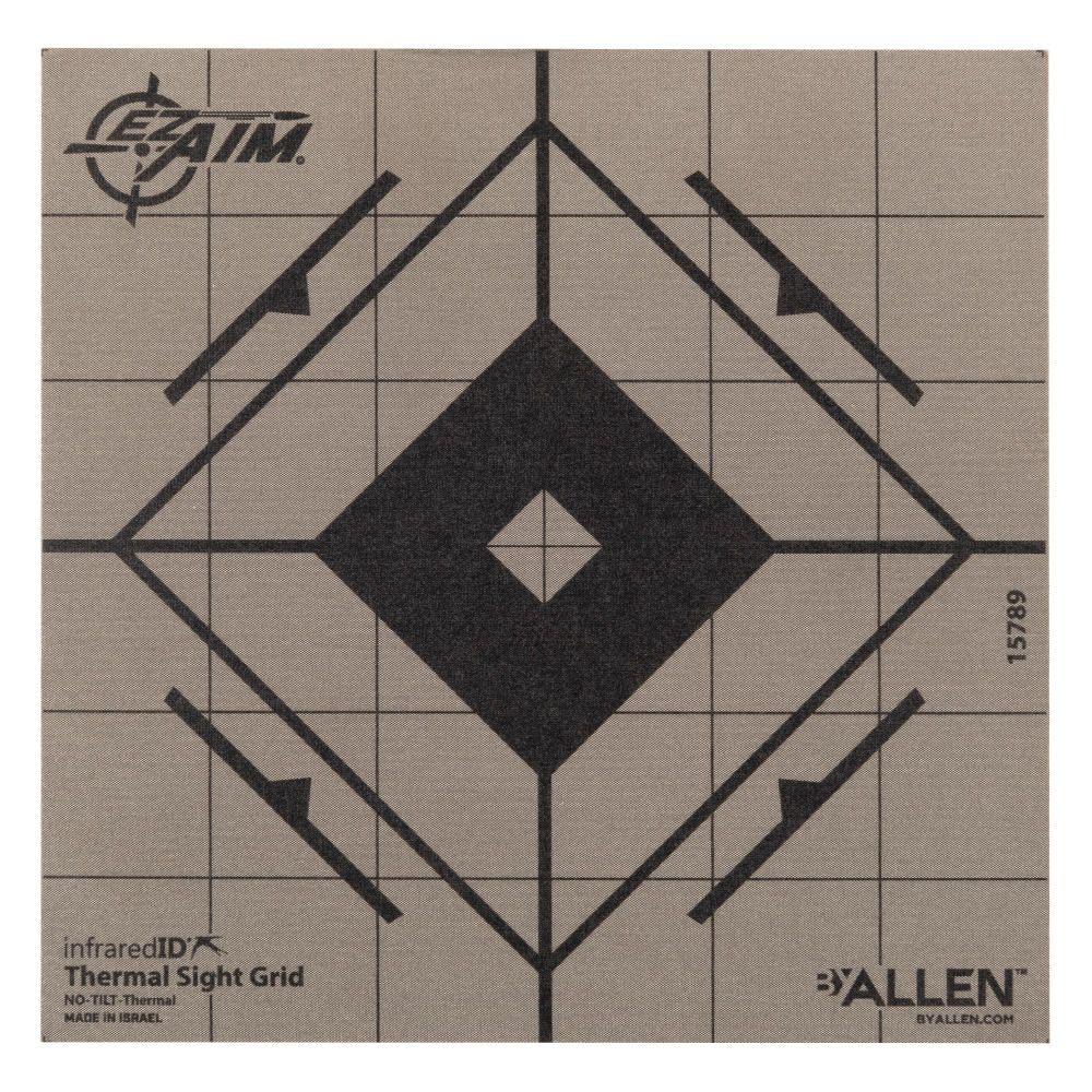 ALLEN EZ AIM 6''ADHESIVE THERMAL SIGHT GRID TARGET