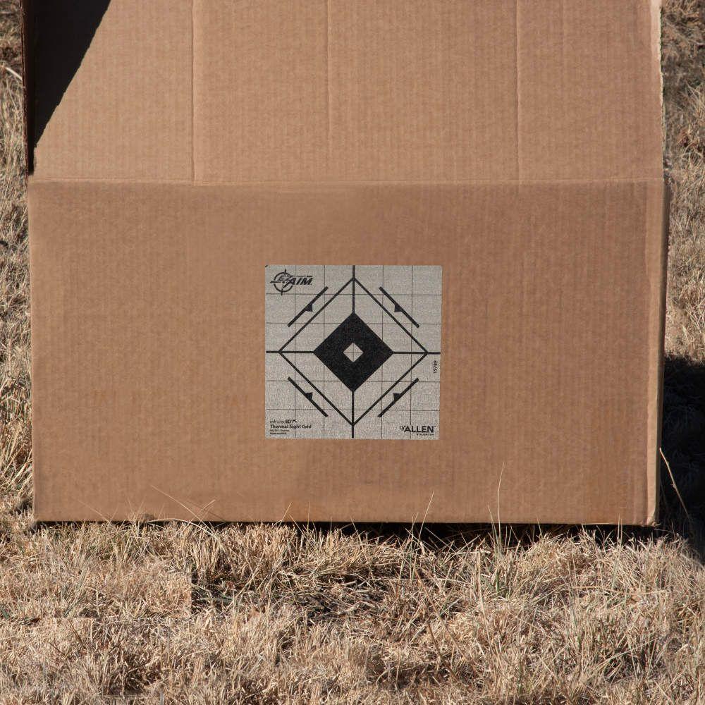 ALLEN EZ AIM 6''ADHESIVE THERMAL SIGHT GRID TARGET