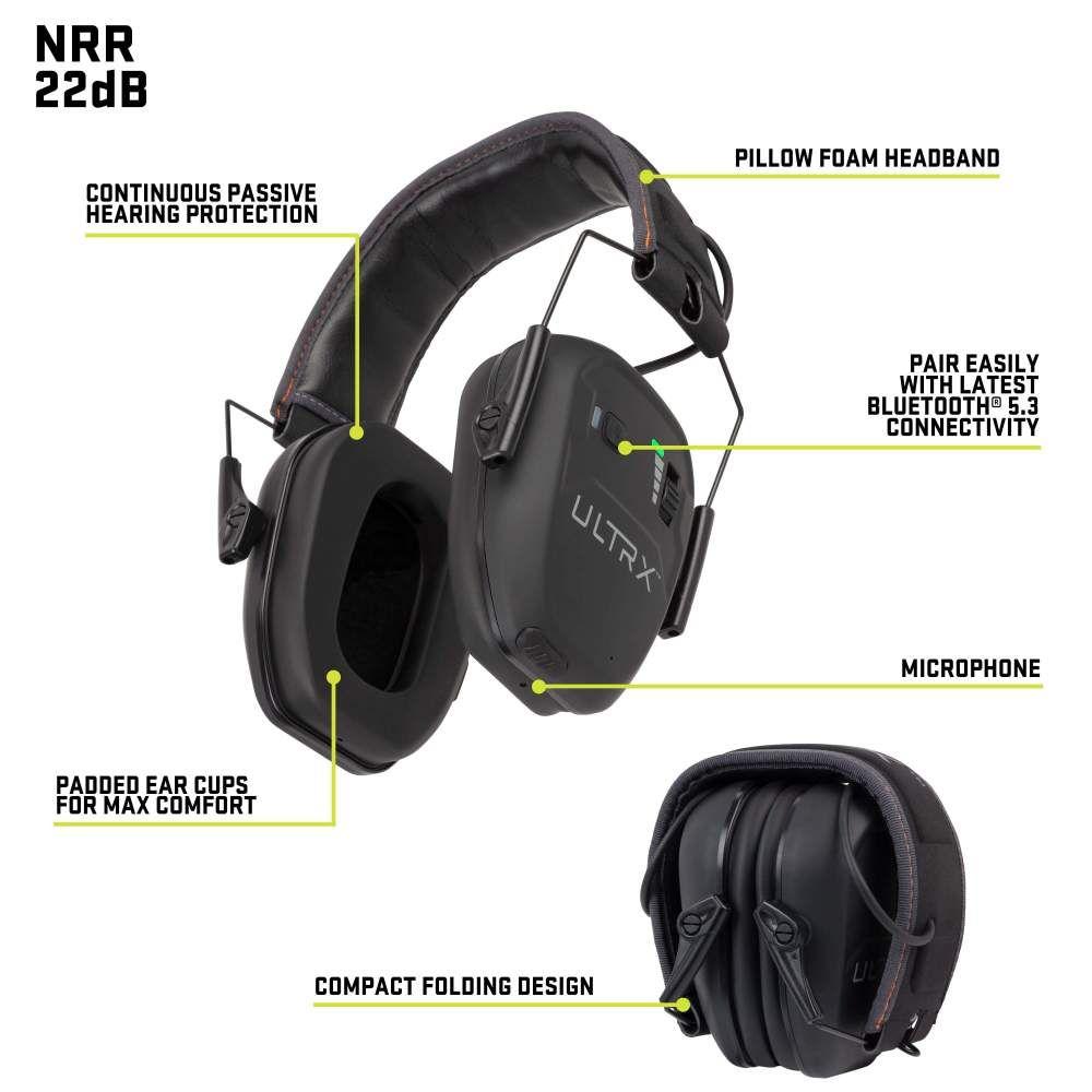ALLEN ULTRX BIONIC BLUETOOTH EMUFF MIDNIGHT GRAY