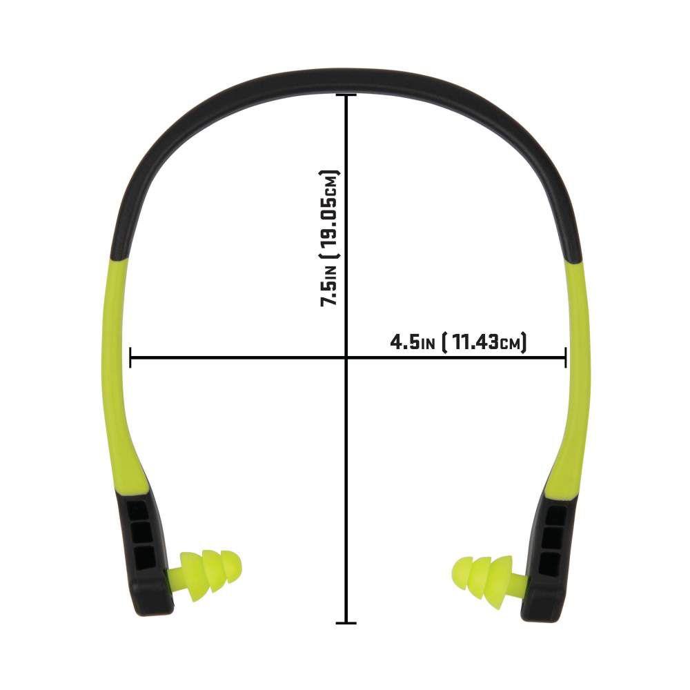 ULTRX Wave Banded Ear Plugs - Gray/Yellow