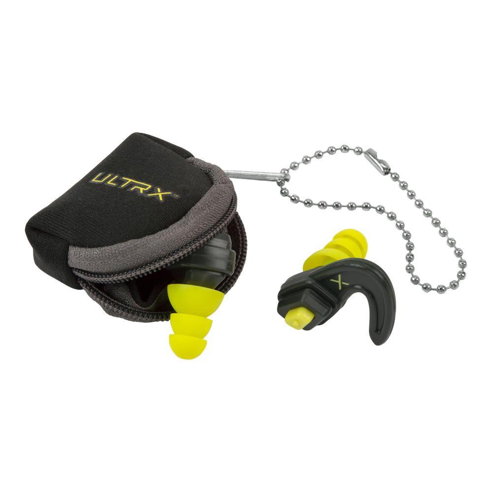 ALLEN ULTRX SHIFT ADJUSTABLE PROTECTION EAR PLUGS GRAY AND YELLOW