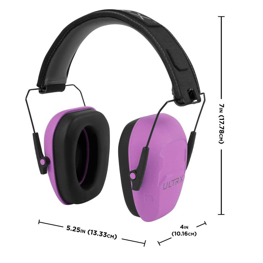 ULTRX Shield Passive Earmuff - Plum