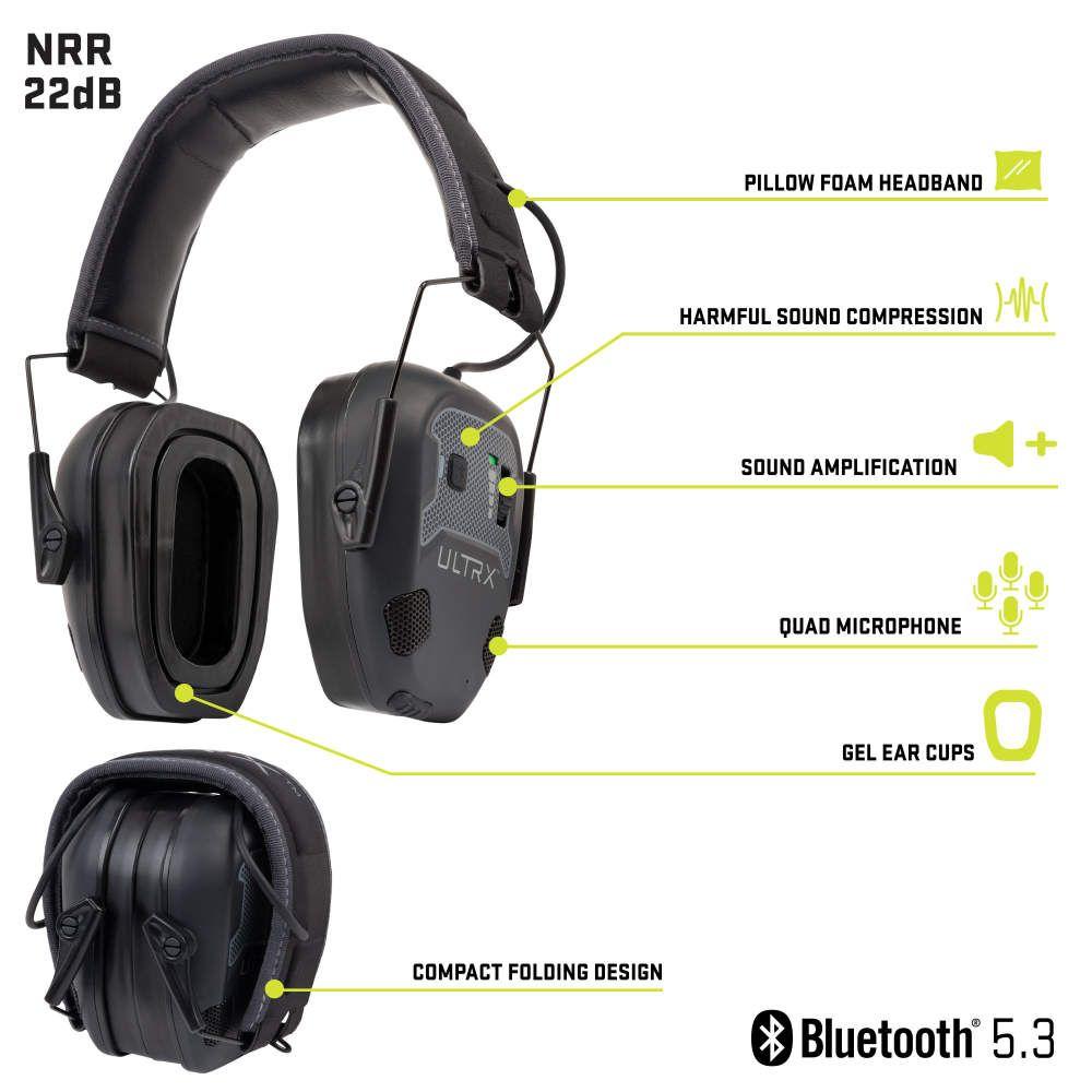 ALLEN ULTRX BIONIC FUSE BLUETOOTH EMUFF MIDNIGHT GRAY