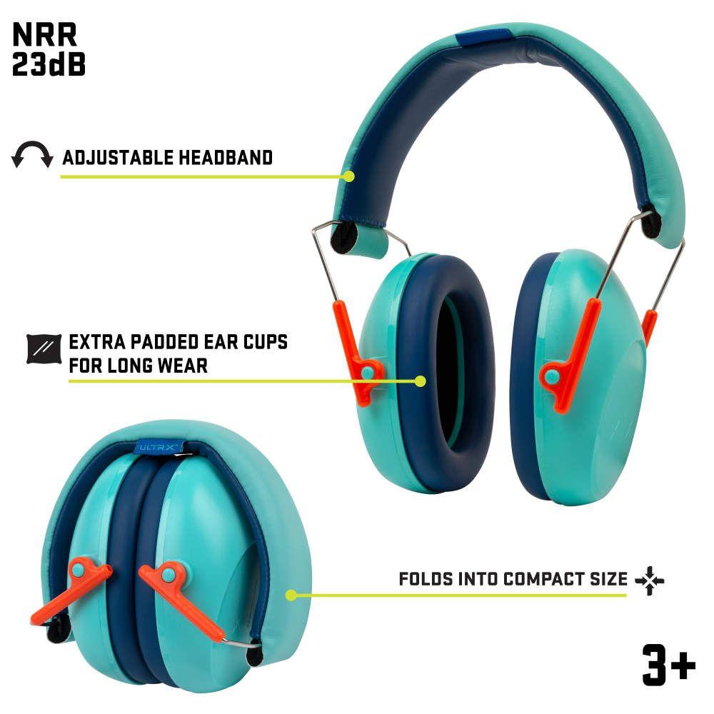 ALLEN ULTRX CHILDRENS PASSIVE HEARING MUFF TEAL