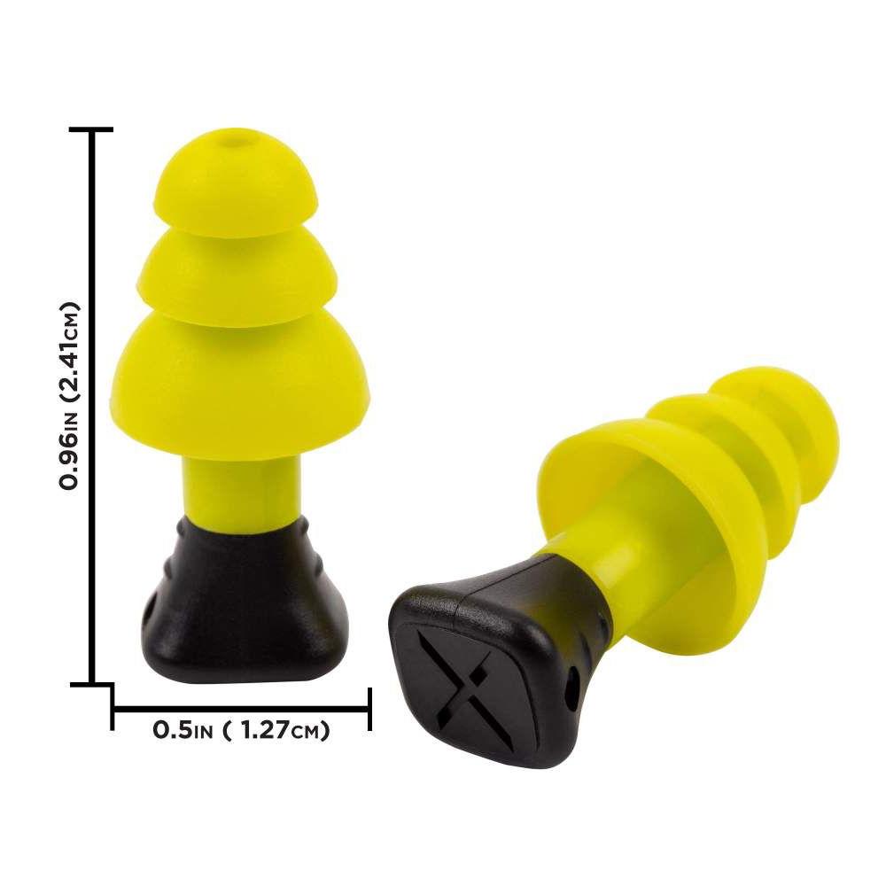 ULTRX Silicone Ear Plugs - 5 Pairs - Yellow