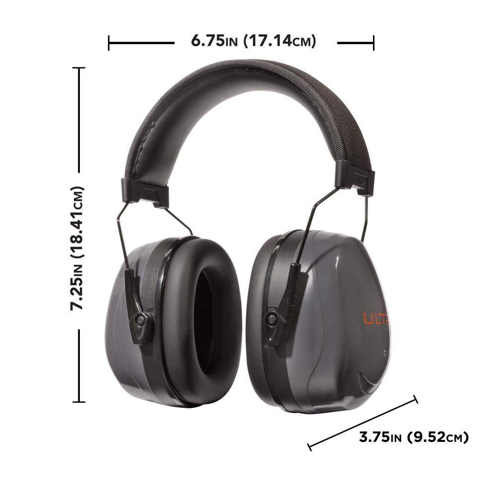 ULTRX Heavy Sound Defender Passive Earmuff - Gray