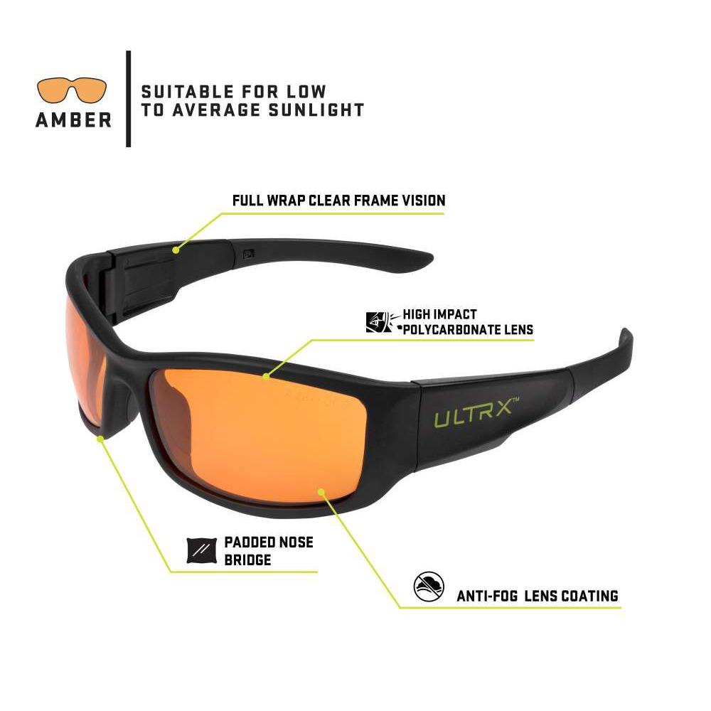 ULTRX Sync Safety Glasses - Amber