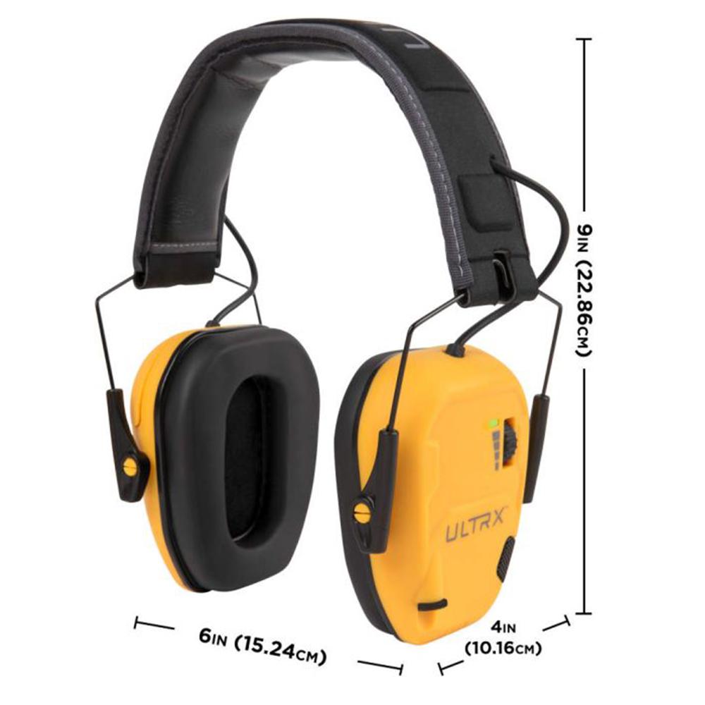 ULTRX Bionic Electronic Earmuff - Interstate Yellow