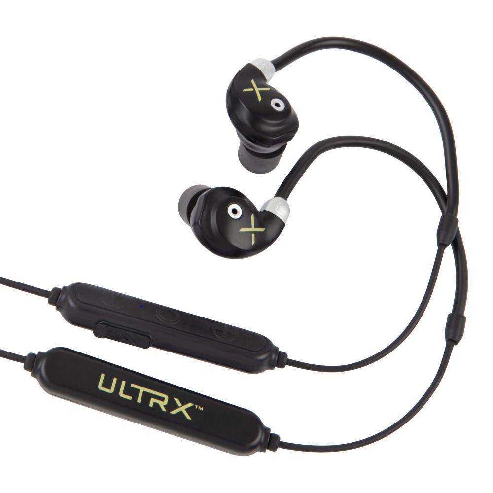 ULTRX Bionic Fuse Bluetooth Around the Neck Earbuds - Black