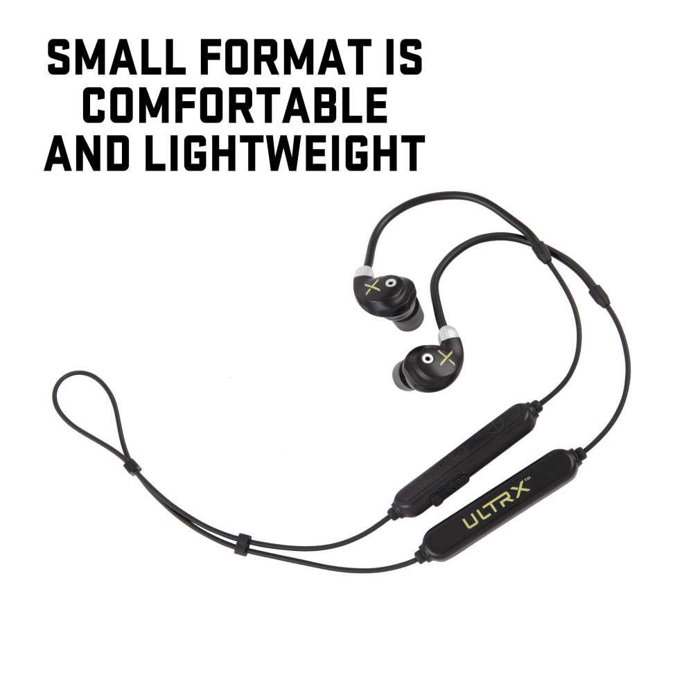 ULTRX Bionic Fuse Bluetooth Around the Neck Earbuds - Black