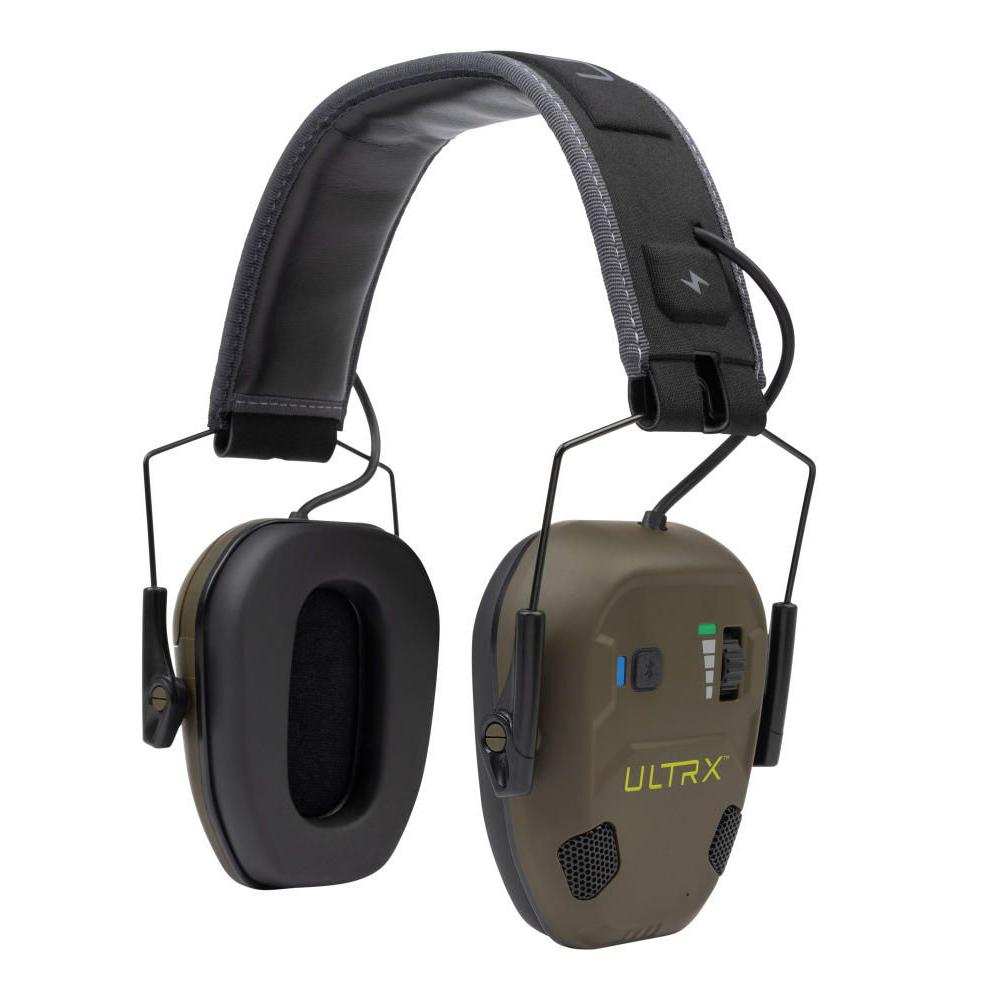 UltrX Bionic Fuse Ion Bluetooth Electronic Earmuff - Olive