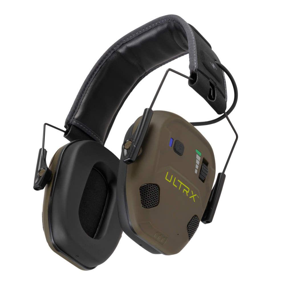 UltrX Bionic Fuse Ion Bluetooth Electronic Earmuff - Olive