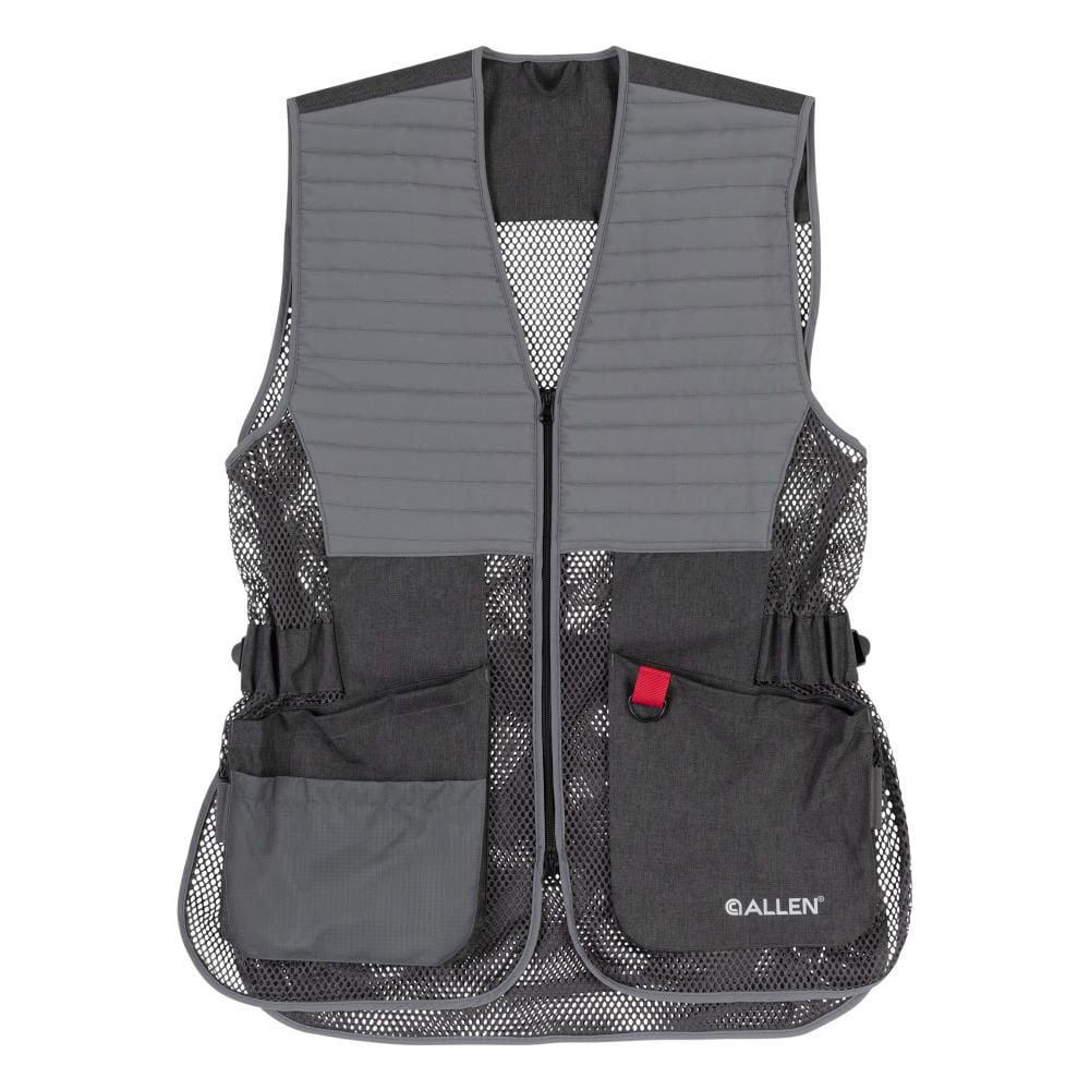 ALLEN COMPETITOR SHOOTING VEST - R OR L - M/L - GRAY