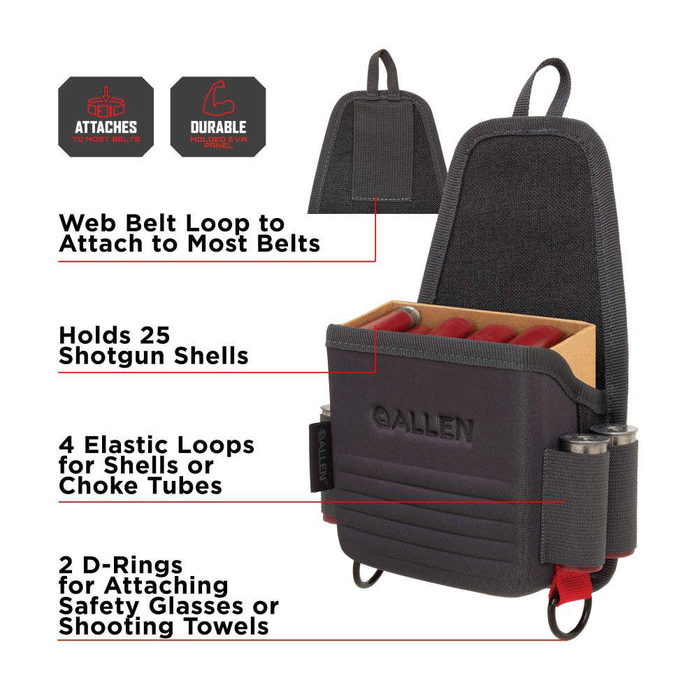 Allen Competitor Single Box Shell Carrier - Gray Molded