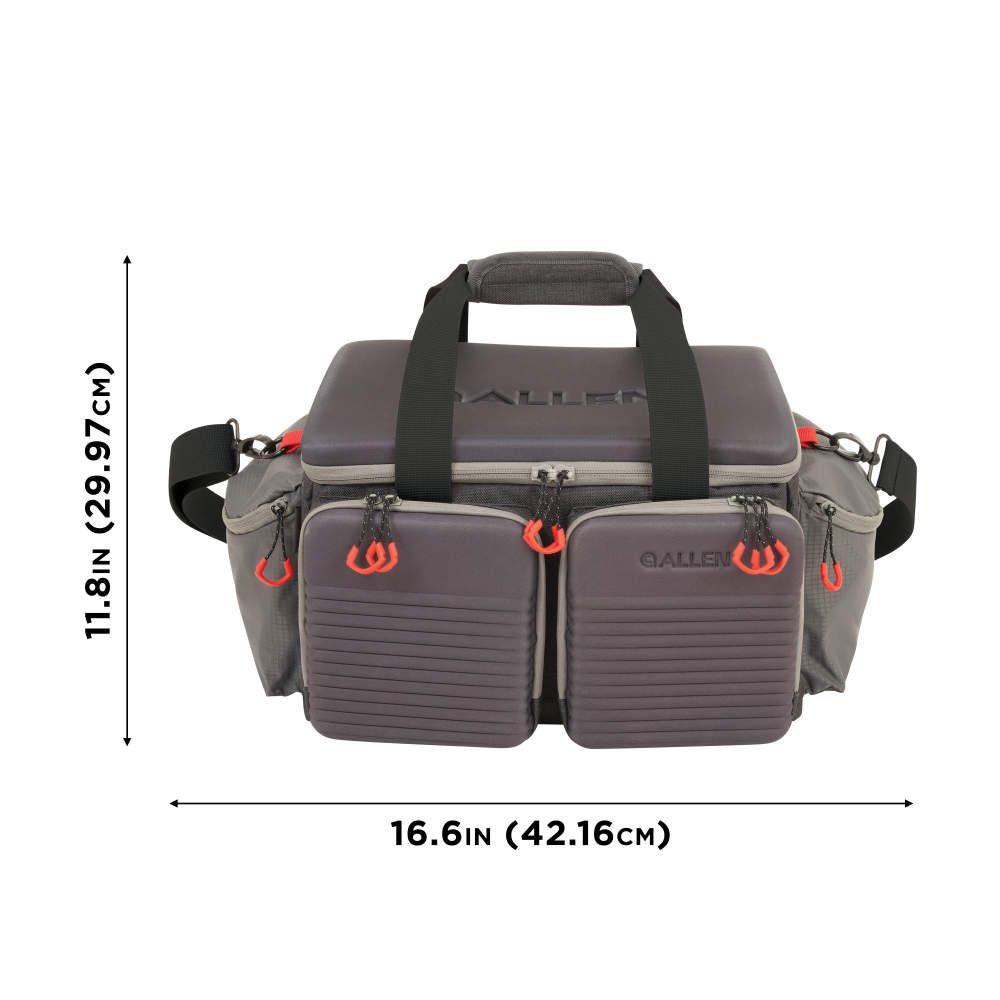 ALLEN COMPETITOR PREMIUM RANGE BAG WITH FOLD-UP MAT GRAY MOLDED