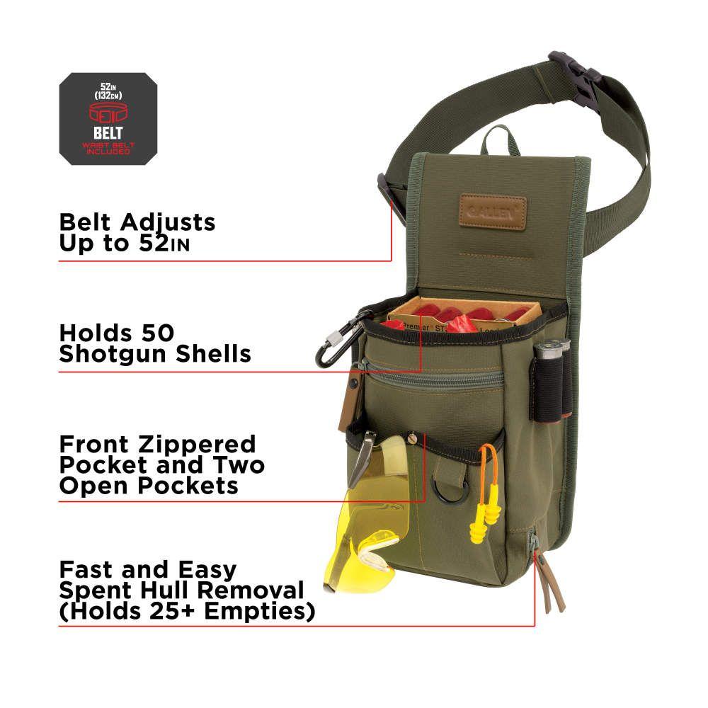 TRIUMPH DOUBLE COMPARTMENT SHELL BAG GREEN RIPSTOP