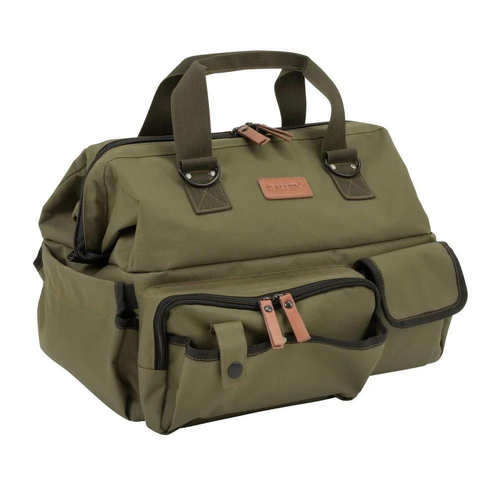 ALLEN TRIUMPH RANGE BAG WITH PISTOL MAT GREEN RIPSTOP