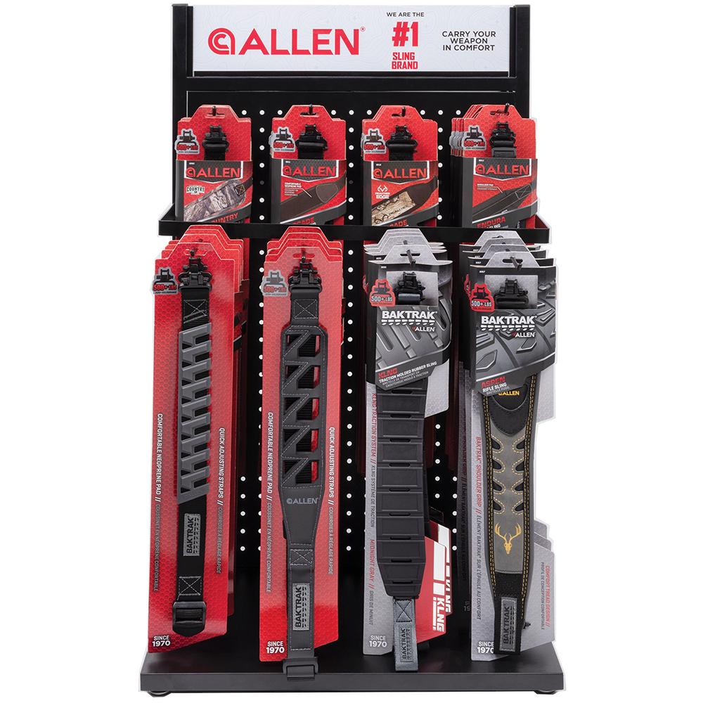 Allen Sling Display - 48 slings with rack and sign