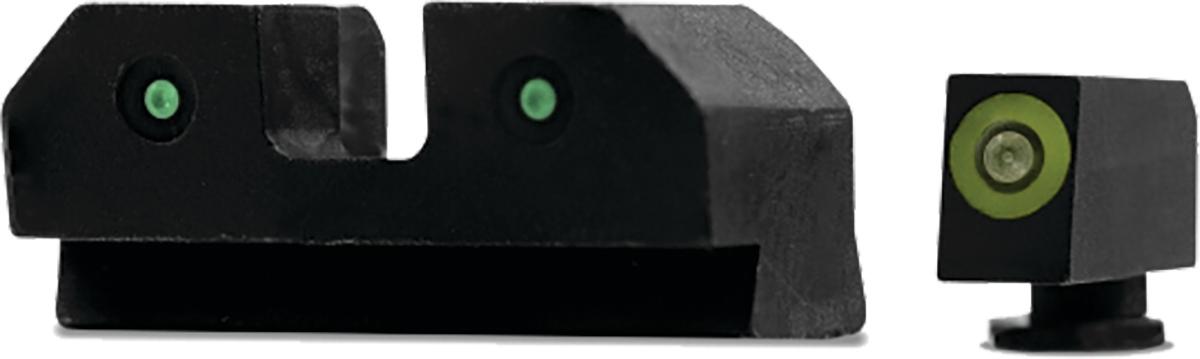 R3D Night Sights Green - Glock 17,19,22-24,26,27,31-36,38