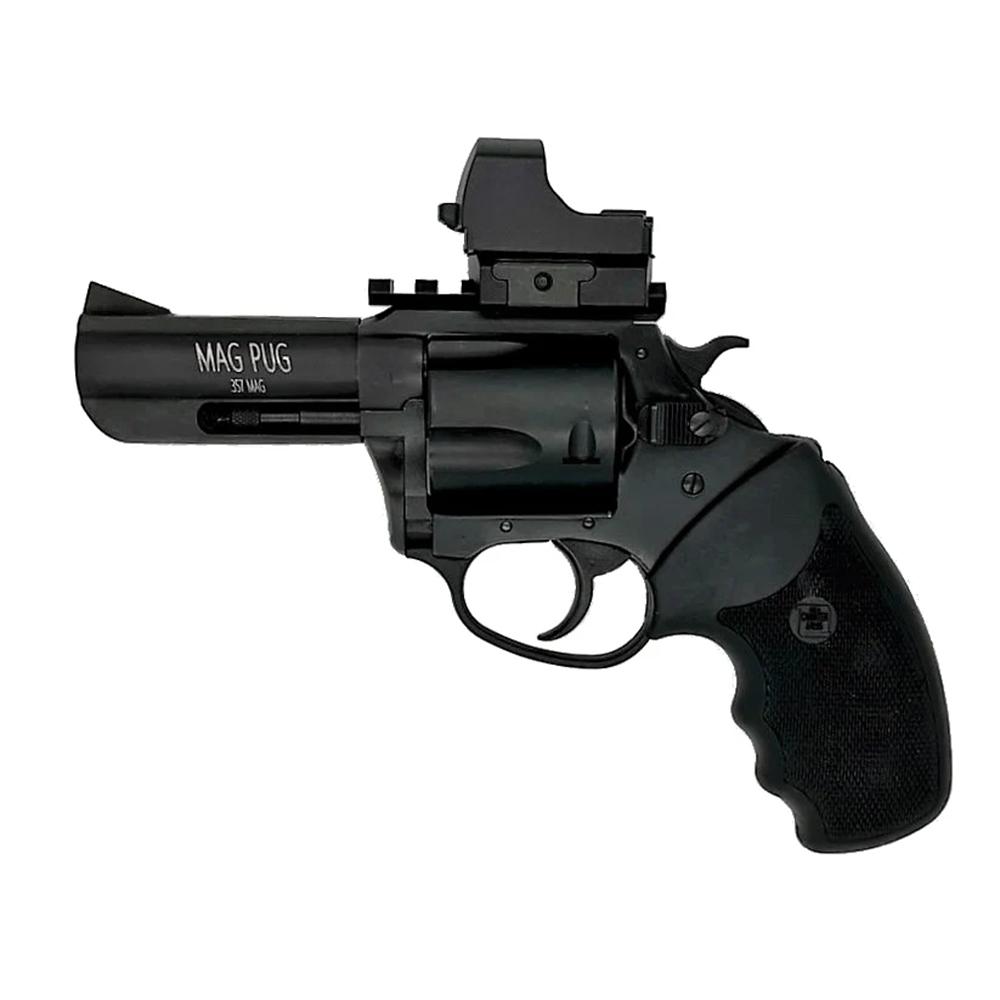 Charter Mag Pug 3in .357 MAG Large 5shot Black Passivate Picatinny Optic