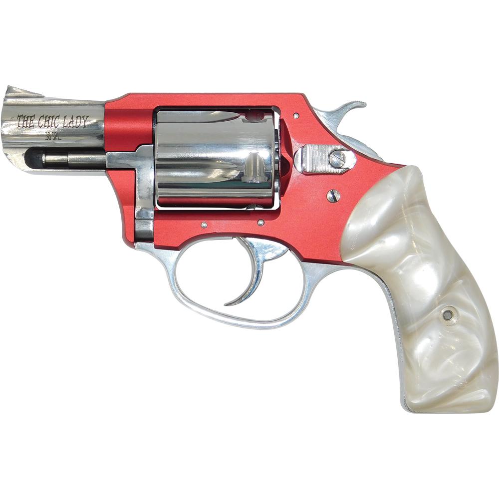 Charter Arms Chic Lady .38 Special Revolver Red Anodize Pearlite Grips
