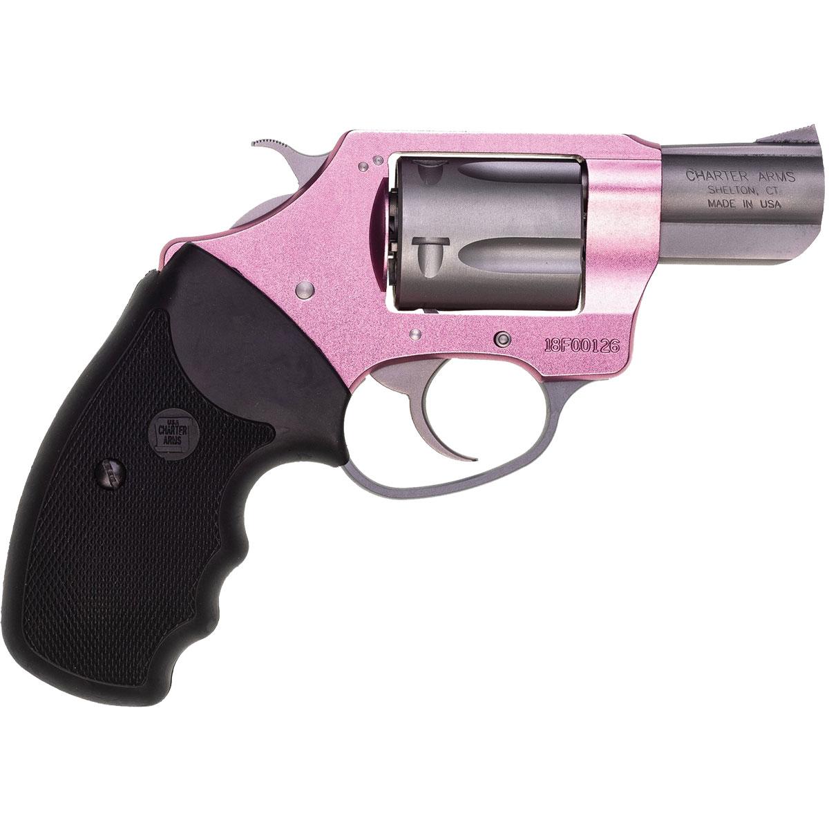 PINK LADY 38SPL PINK/STS 2 BRL W/FULL GRIP