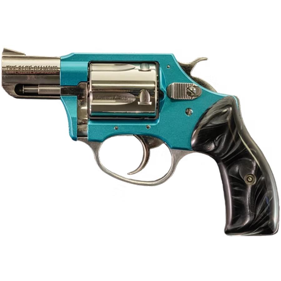 BLUE DIAMOND 38SPL 2 5/SHOT HIGH POLISH BLUE BLACK PEARL GRIPS