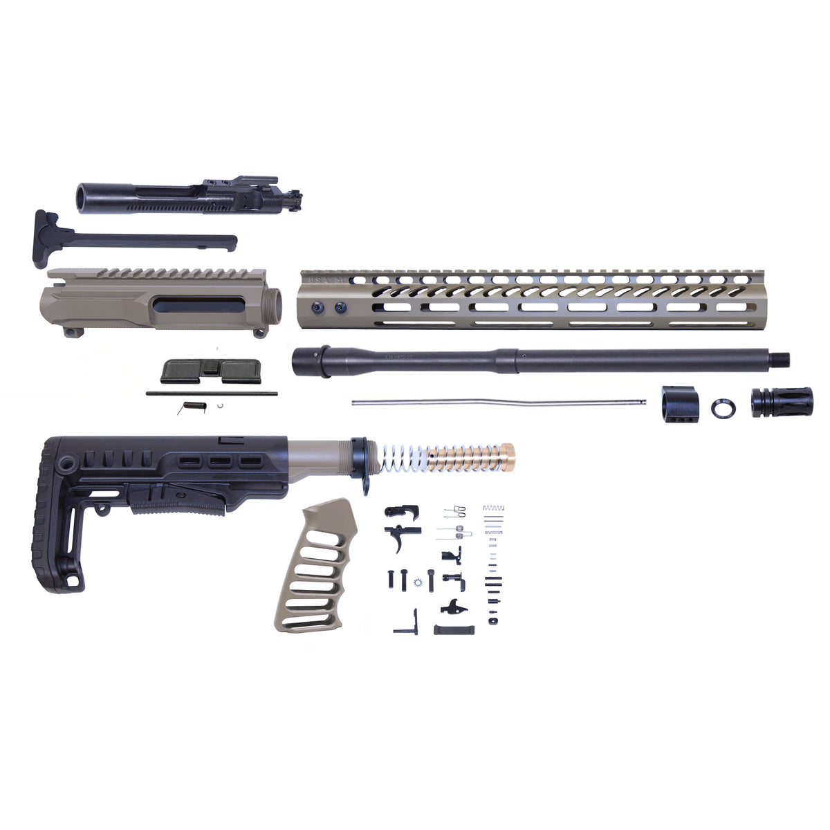 AR-15 5.56 Cal Complete Rifle Kit #2 (No Lower)