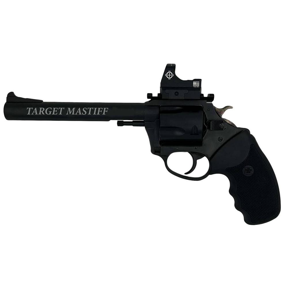 Charter Target Mastiff 6in 5 Shot 44 SPL Blacknitride Picatinny Optic