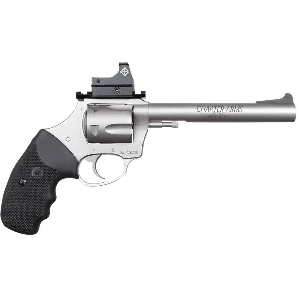 Charter Target Mastiff 6in 5 Shot .357 MAG Stainless Picatinny Optic