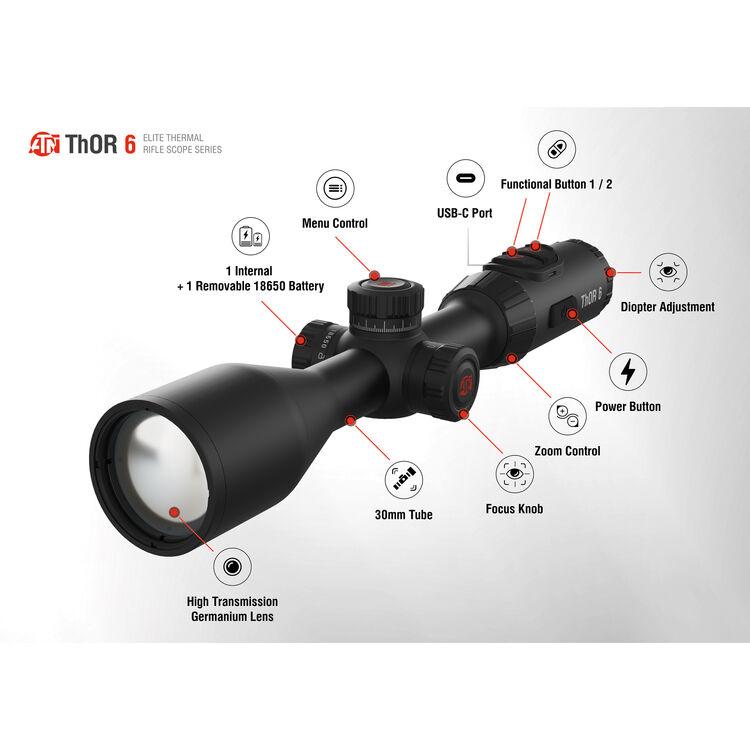 ATN ThOR 6 Elite Thermal Riflescope 3–24x 640×512