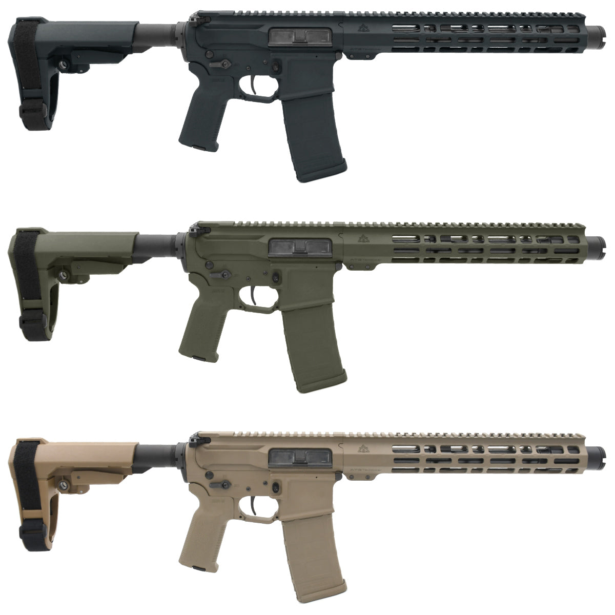 AT3™ AT-15 ALTERNATOR Pistol 10.5 Inch 5.56 Barrel - 12 Inch M-LOK Handguard