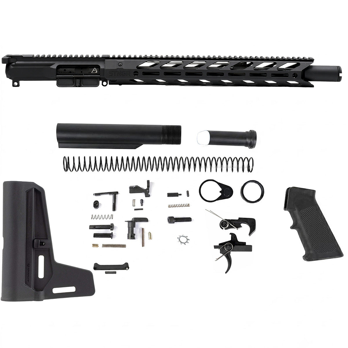 STNGR 14.5" 5.56 w/ 15" HWKXL AR-15 JNL Ready Build Kit