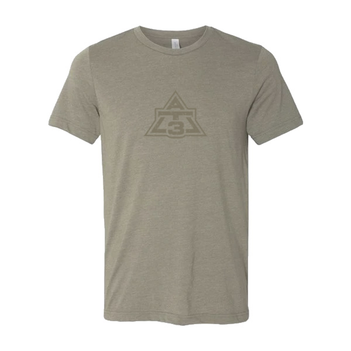 AT3 Minimalist Logo T-Shirt - Olive Tri-blend