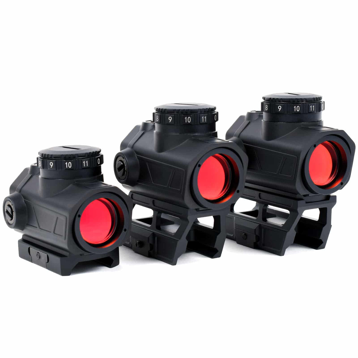 Open Box Return - AT3™ ALPHA Micro 2 MOA Red Dot Sight - Shake Awake - Cantilever Riser Mount